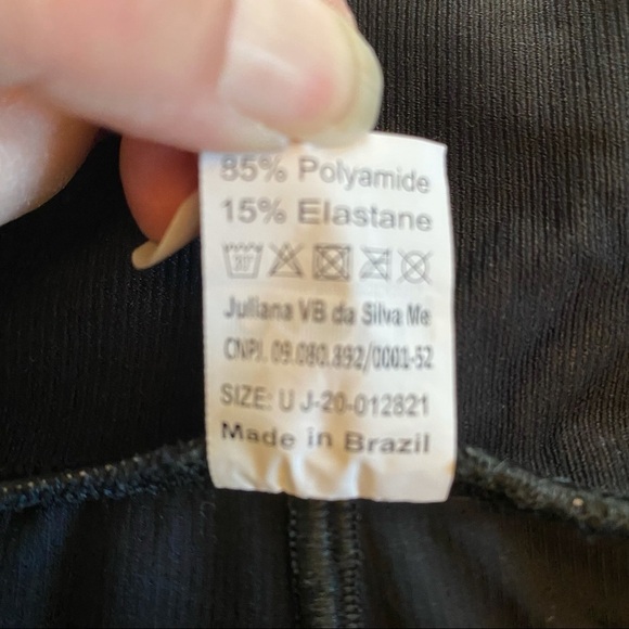 Booty by Brabants Curvy Shorts Black Purple OS CURVY - Picture 3 of 9